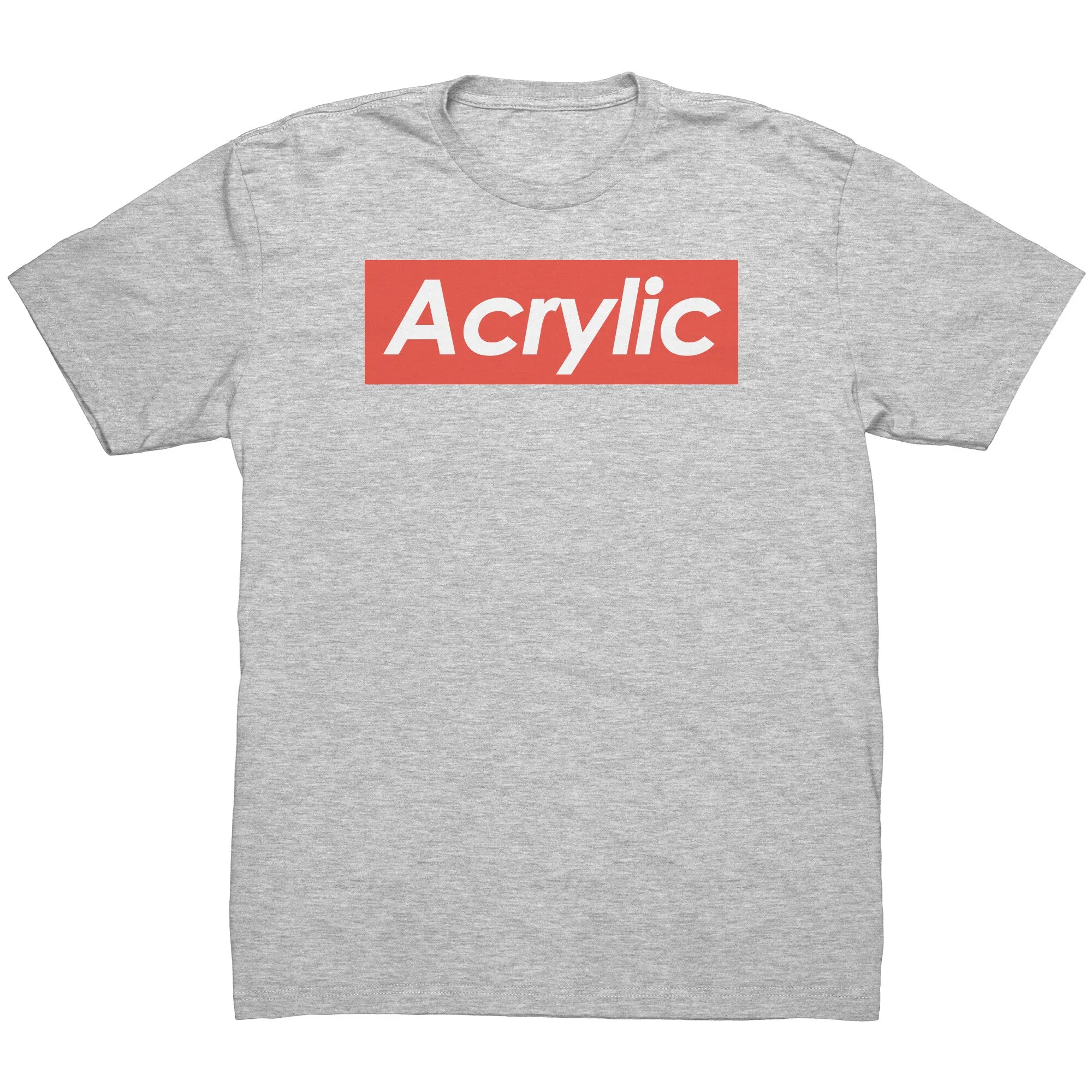 Acrylic Supreme-Themed Tee