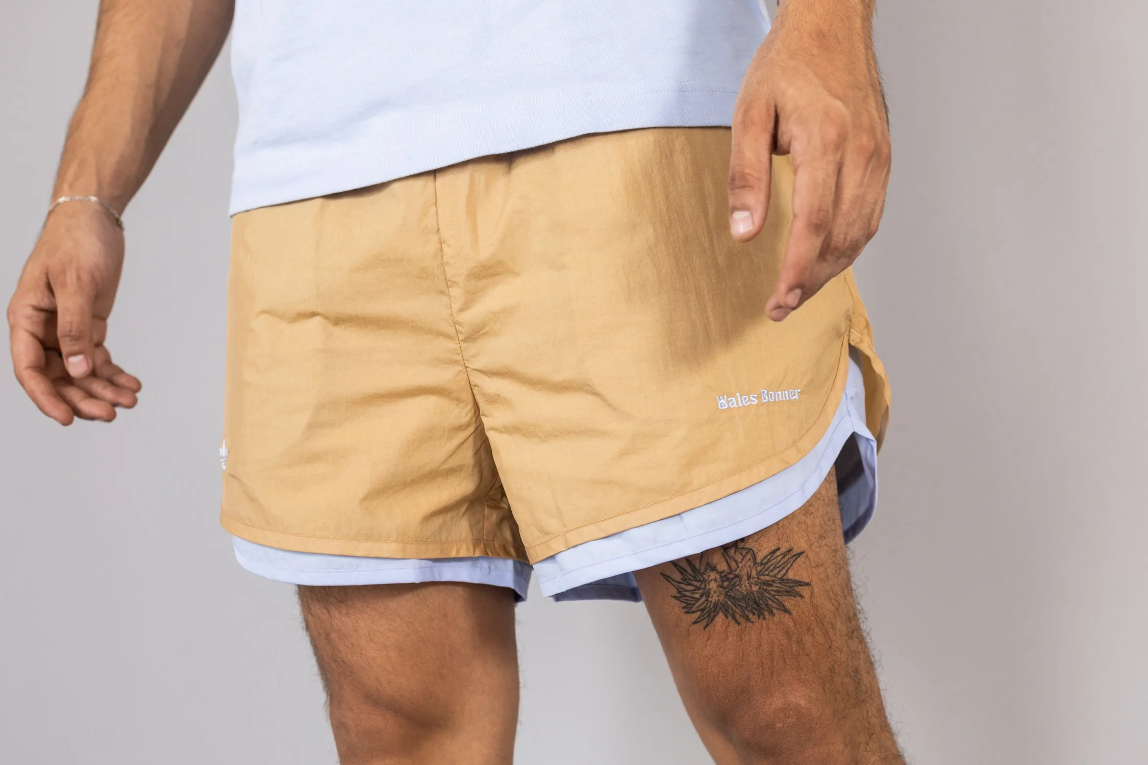 adidas Originals x Wales Bonner Nylon Layer Shorts