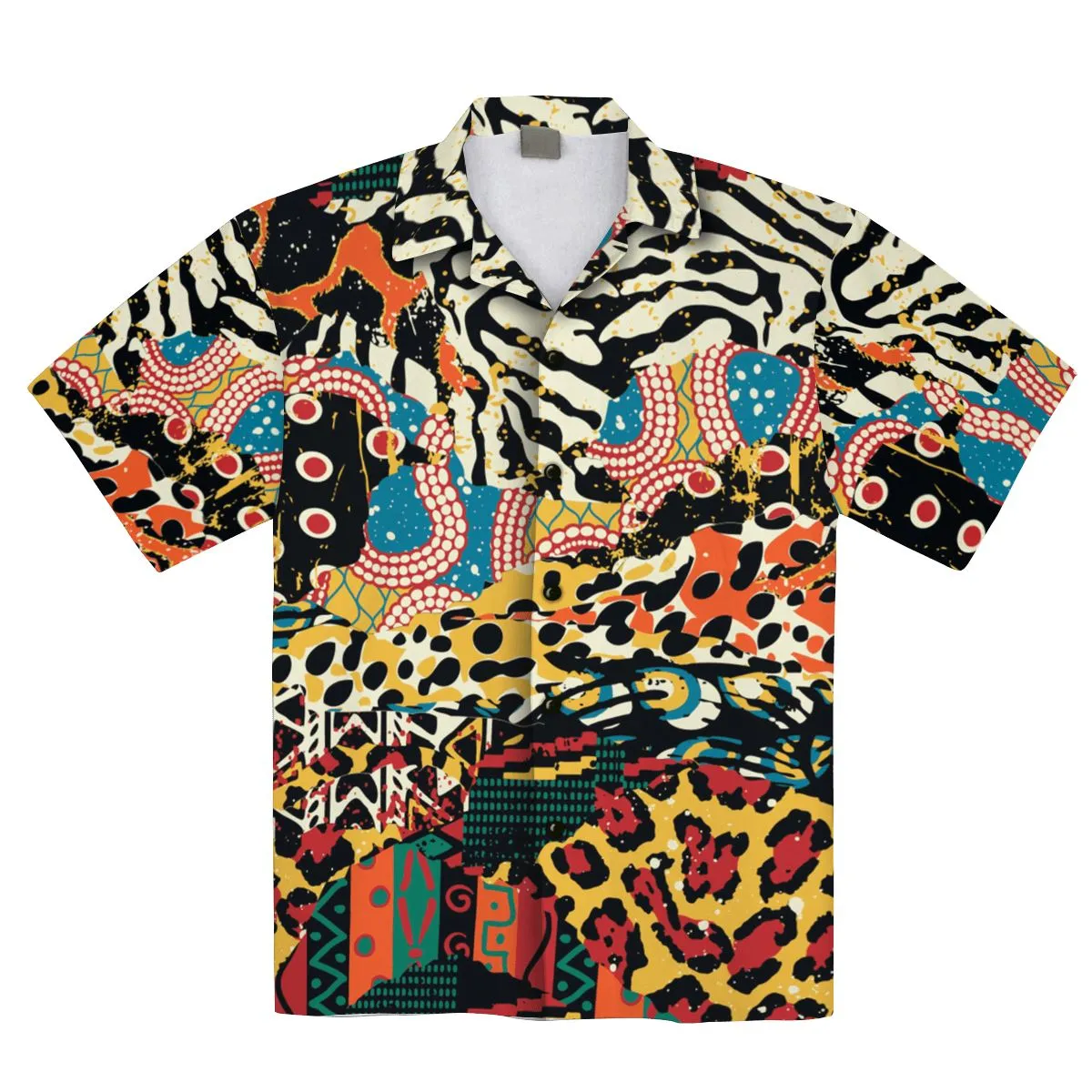 African Patchwork 2 Hawaiian Shirt And Shorts Set