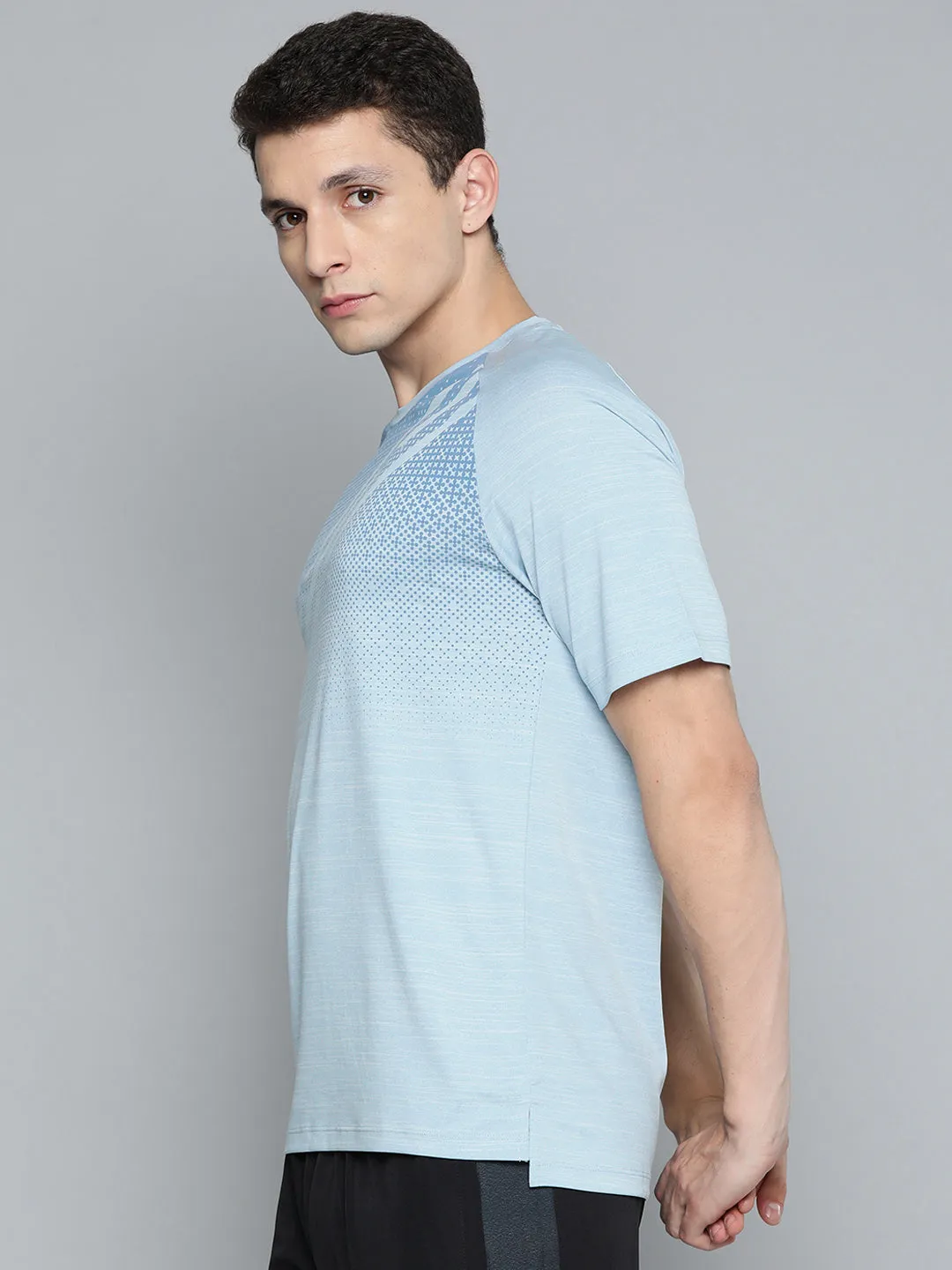 Alcis Men Blue Slim Fit T-shirt