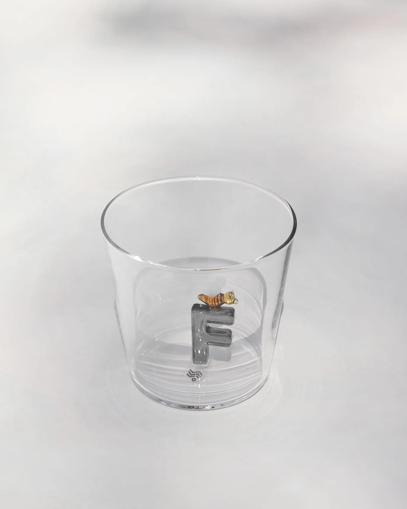 Alphabet Glass - F