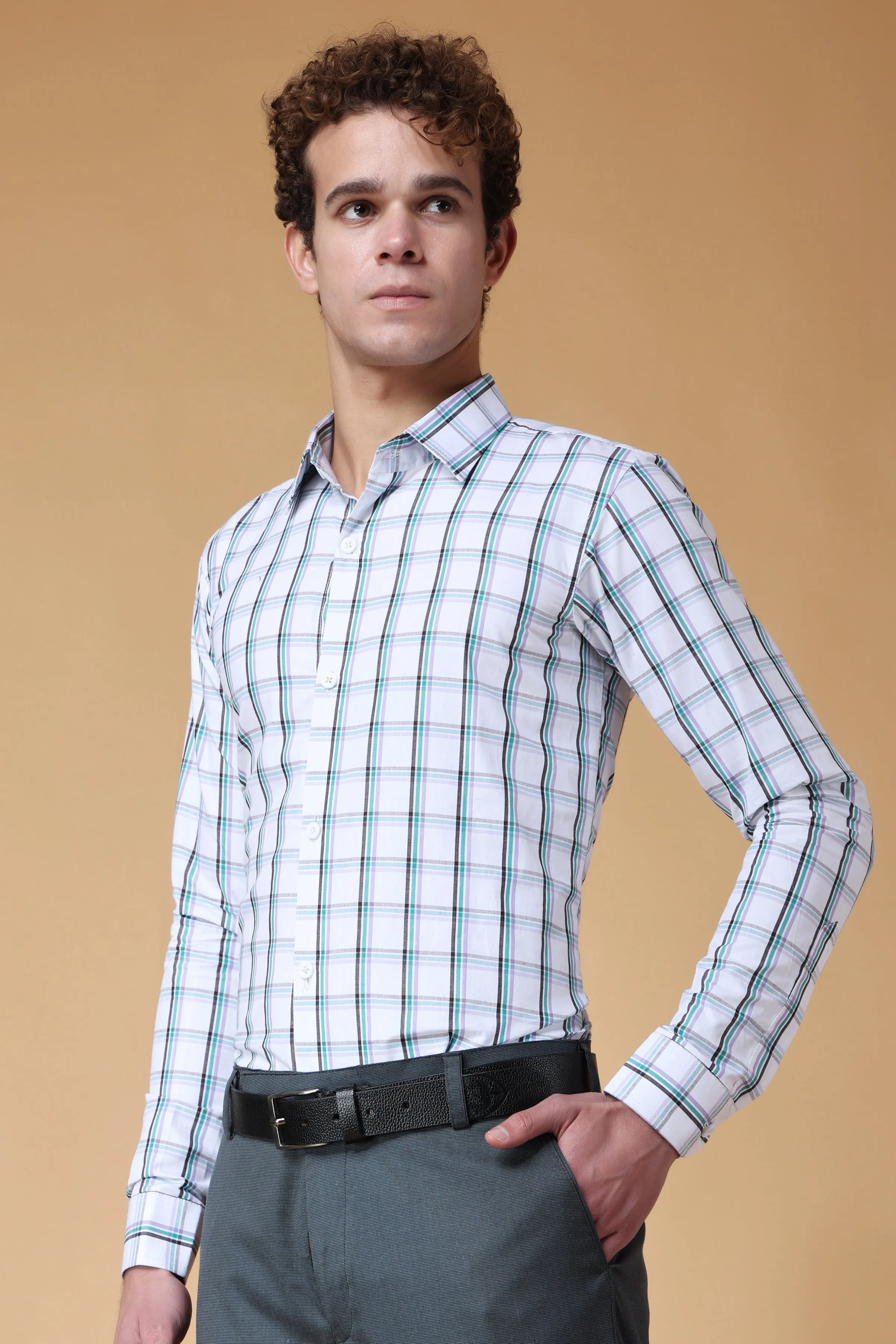 Alpine Checked Cotton Shirt