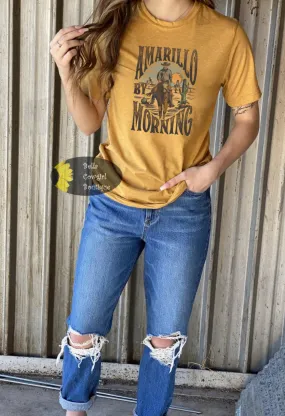 Amarillo By Morning Country Music T-Shirt