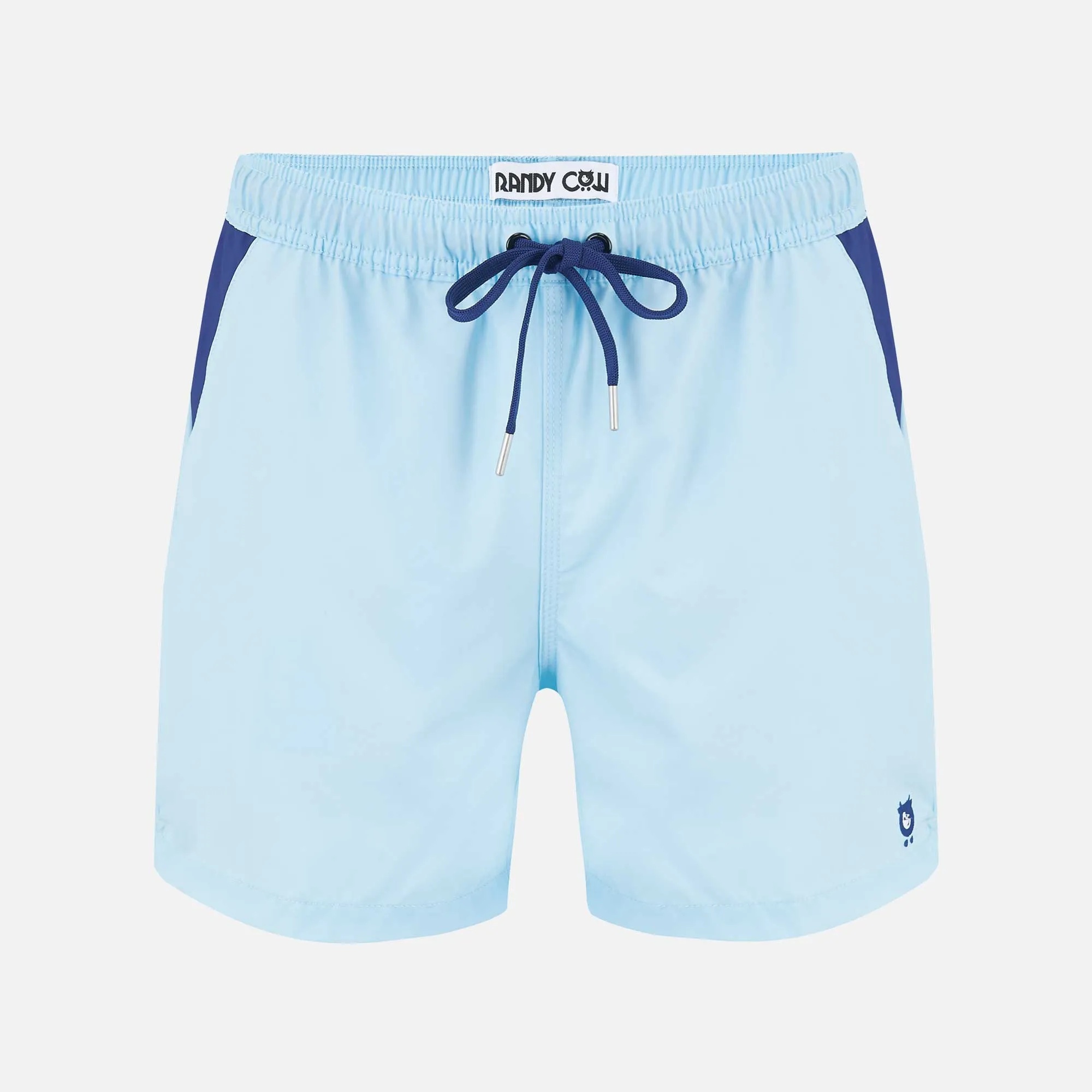 Baby Blue - Swim Shorts with Waterproof Pocket