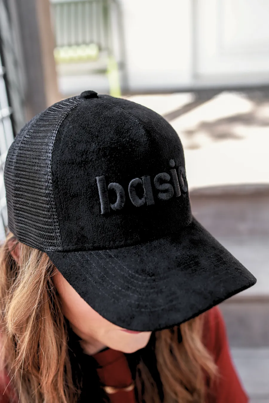 Basic Suede Trucker Hat