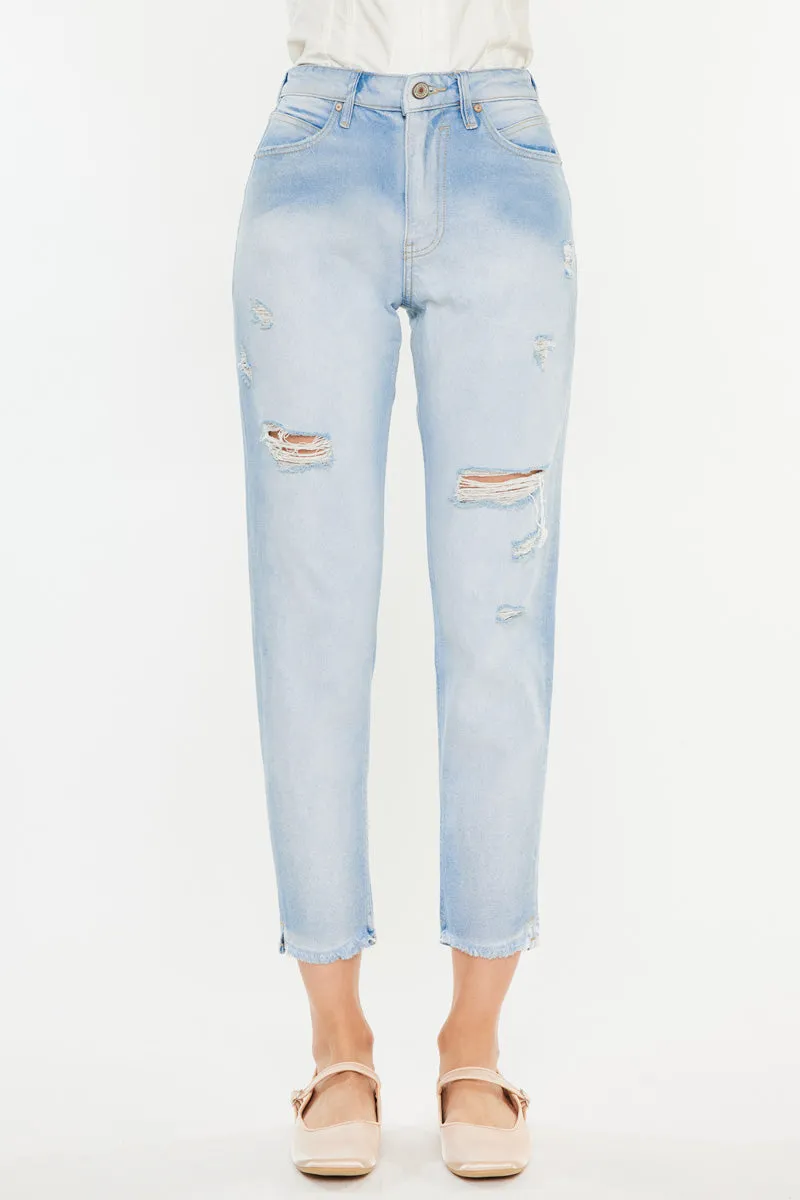 Bliss High Rise Mom Jeans