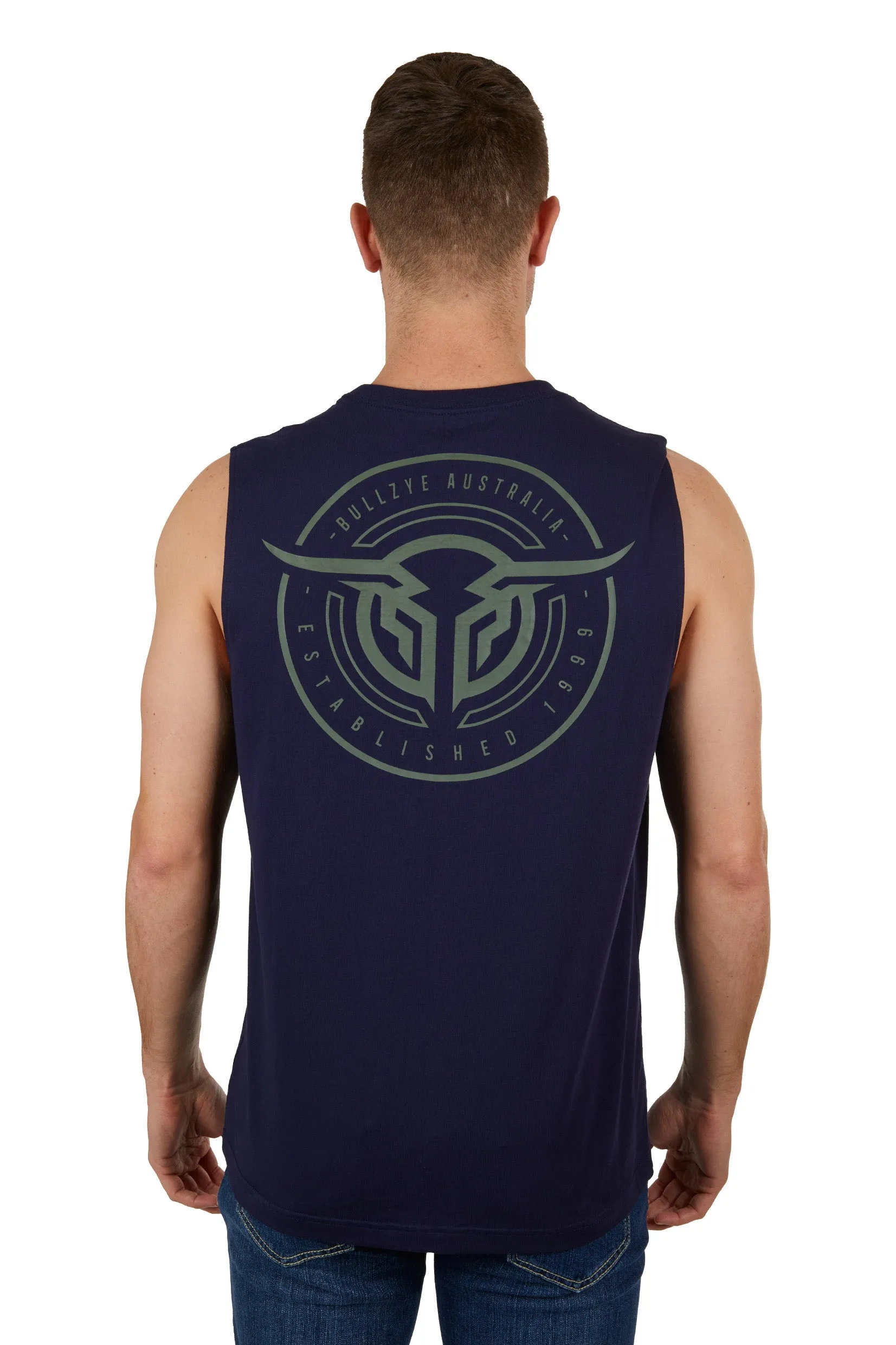 Bullzye Mens Josua Tank - Navy - B3S1510300