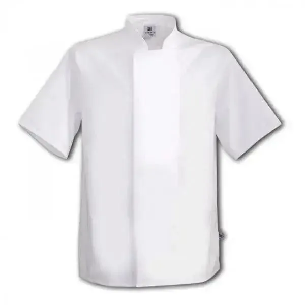 Chefs Jacket Short Sleeve Black, White