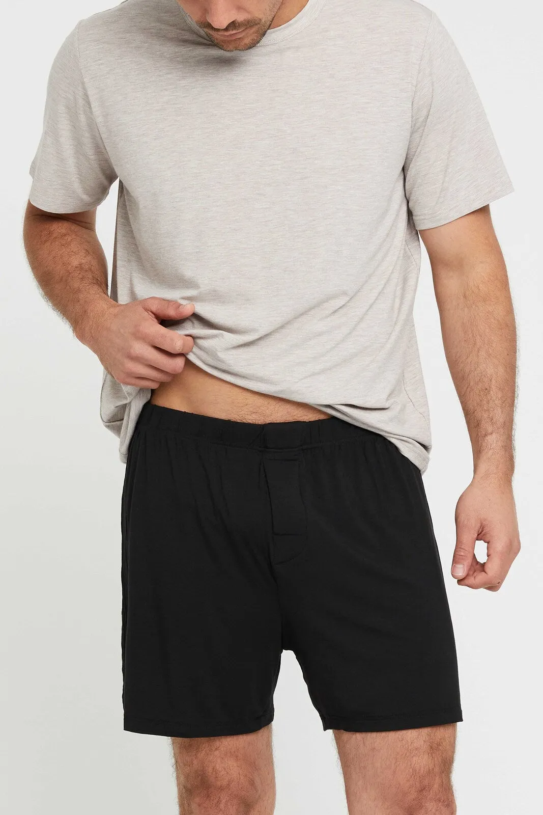 Classic Bamboo Boxer Shorts - Black