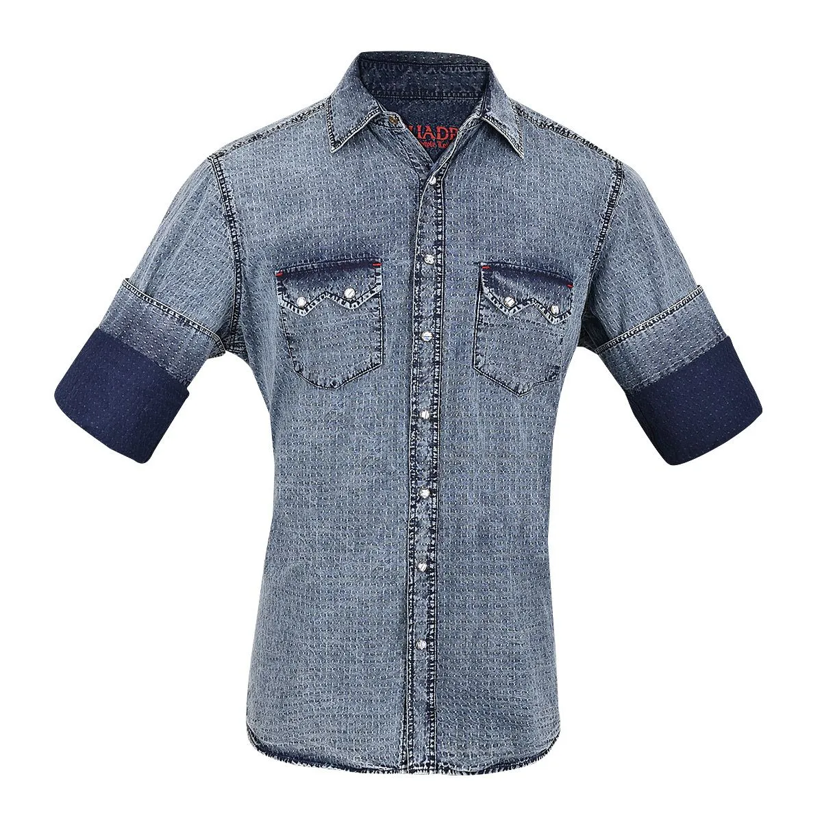 CM00100 - Cuadra blue cowboy fashion cotton shirt for men