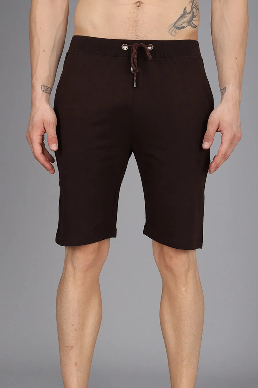 Coffee Brown - Terry Shorts