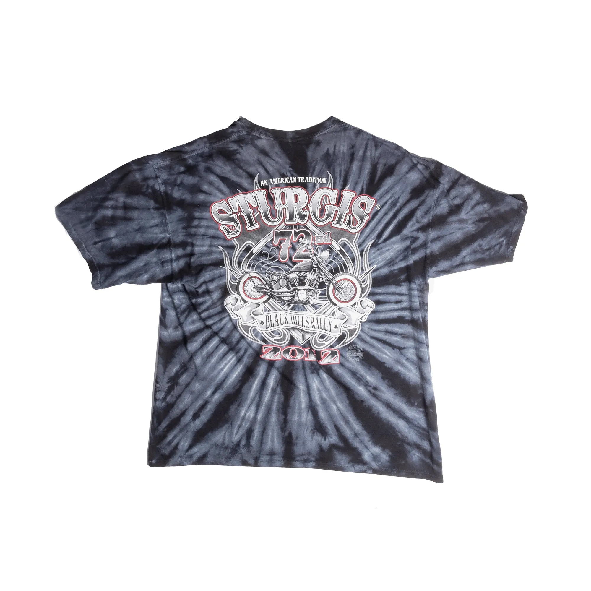 Comfort Colors Tie Dye Sturgis 2012 Graphic T-Shirt