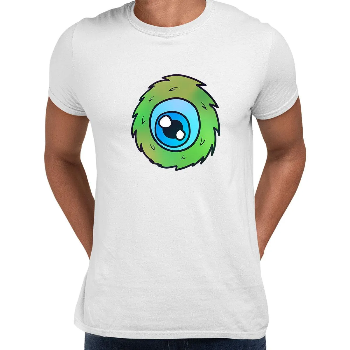 Cookie Green Tongue Monster Eye Funny Gift Drawing Men Printed Unisex T-Shirt