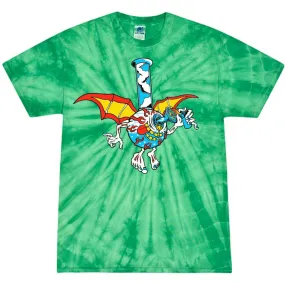 Cookies SF Men Bong Outta Hell Tie Dye Tee ( Spider Kelly Green)