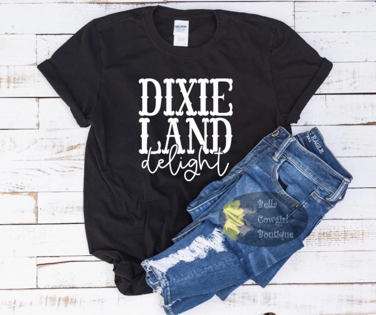 Dixie Land Delight Country Music Women's T-Shirt