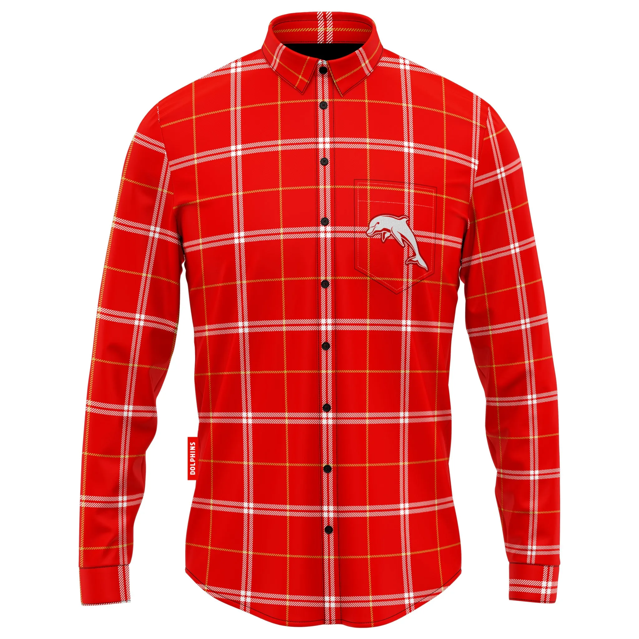 DOLPHINS FLANNEL SHIRT