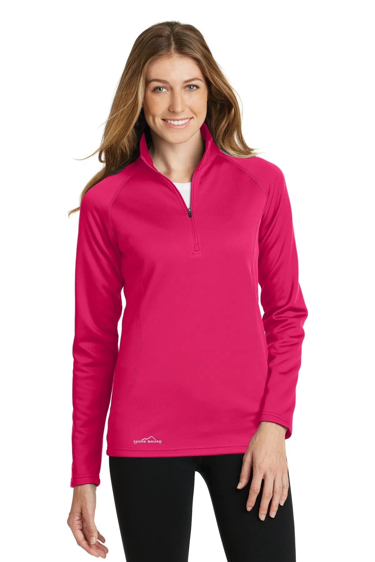 Eddie Bauer Ladies Smooth Fleece 1/2-Zip. EB237