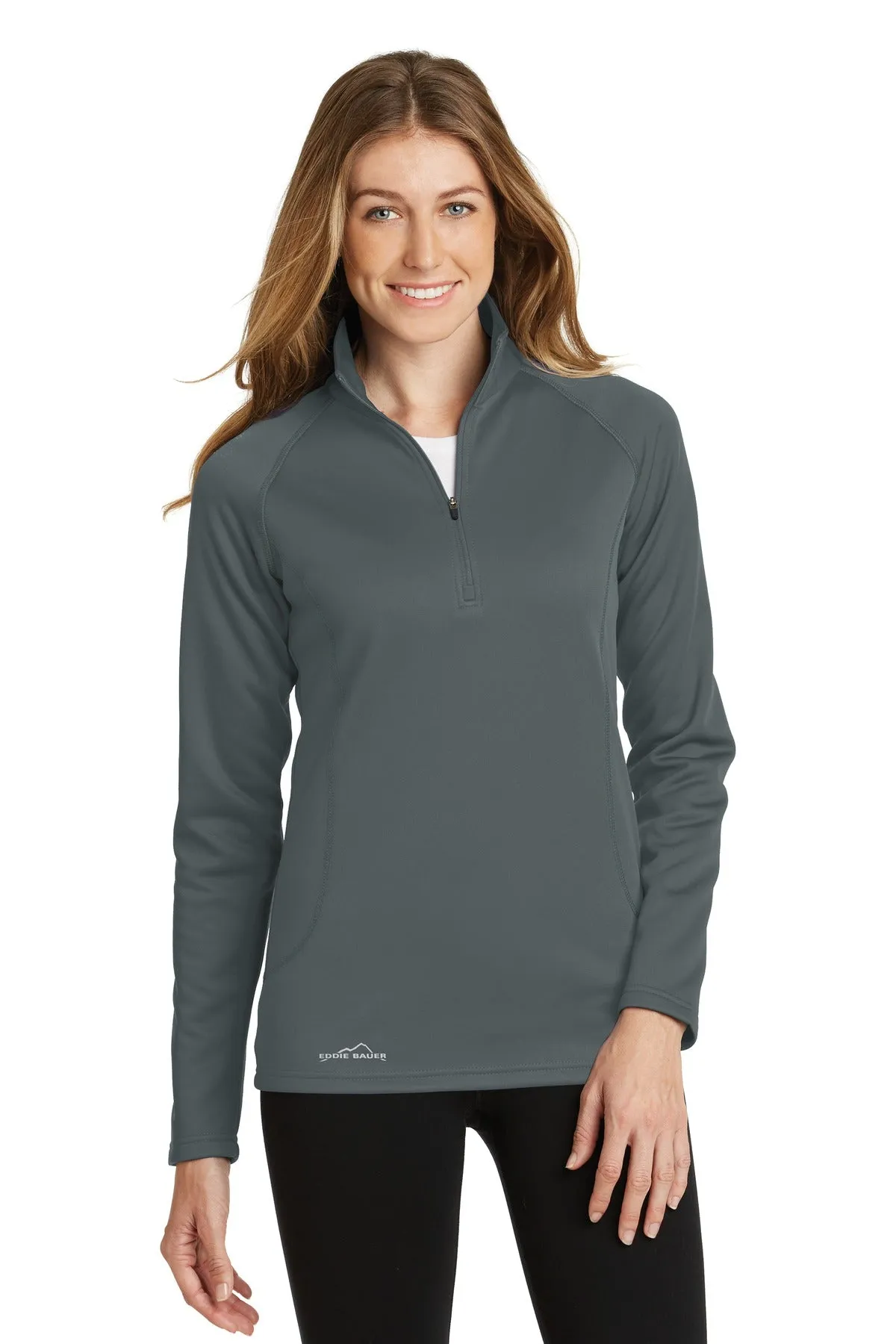 Eddie Bauer Ladies Smooth Fleece 1/2-Zip. EB237