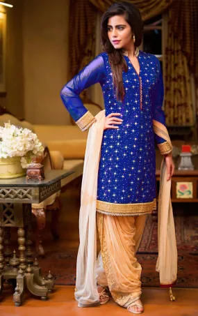 Embroidered Net 3pc Suit | FC16 | 120828