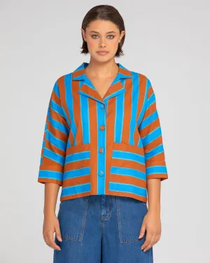 Fay Jacket - Cabana Stripe