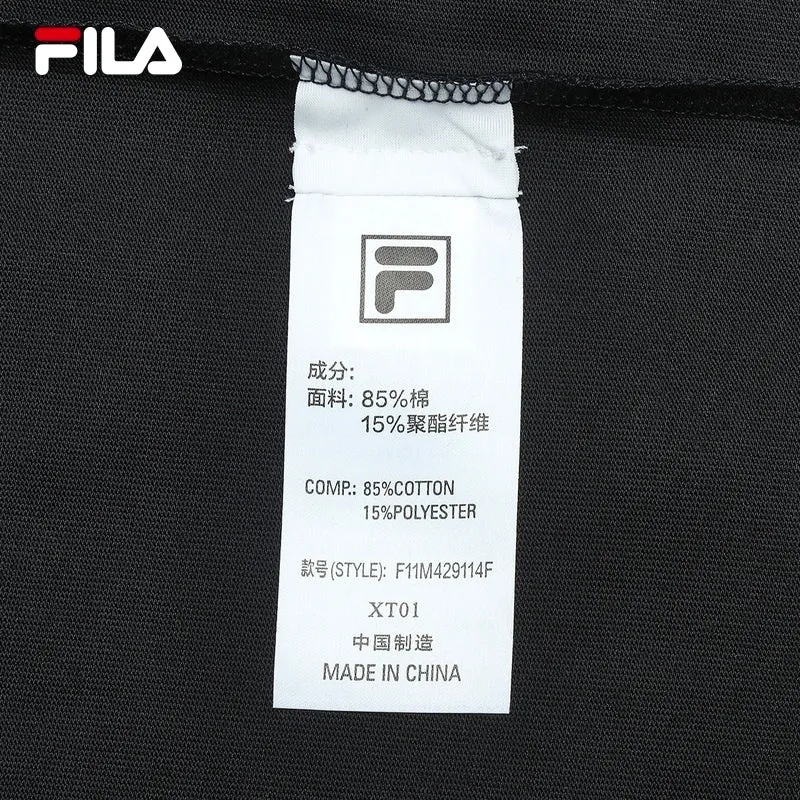 FILA CORE WHITE LINE FILA ORIGINALE Men Short Sleeve T-shirt (Black / White)