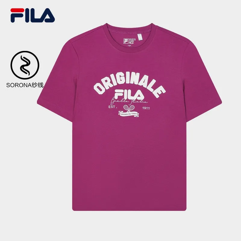 FILA CORE WHITE LINE FILA ORIGINALE Men Short Sleeve T-shirt (Black / White)