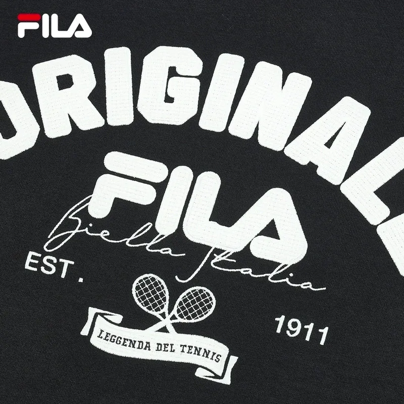 FILA CORE WHITE LINE FILA ORIGINALE Men Short Sleeve T-shirt (Black / White)