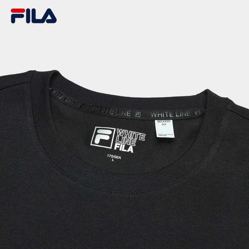 FILA CORE WHITE LINE FILA ORIGINALE Men Short Sleeve T-shirt (Black / White)