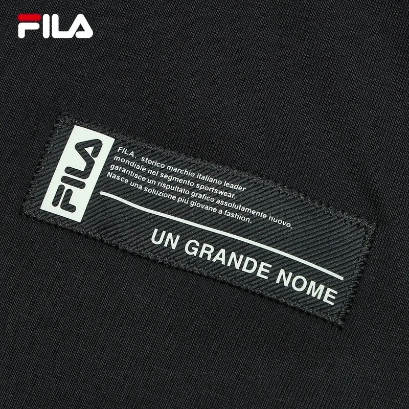 FILA CORE WHITE LINE FILA ORIGINALE Men Short Sleeve T-shirt (Black / White)