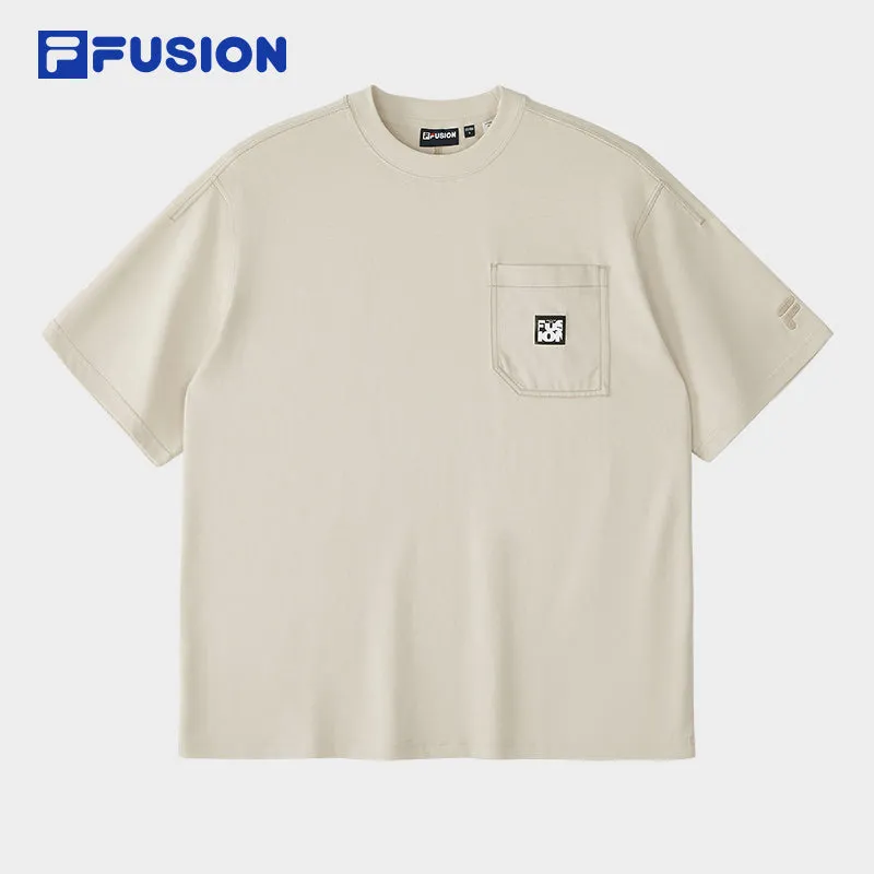 FILA FUSION INLINE WORKWEAR 1 Men Short Sleeve T-shirt (Blue / Beige)