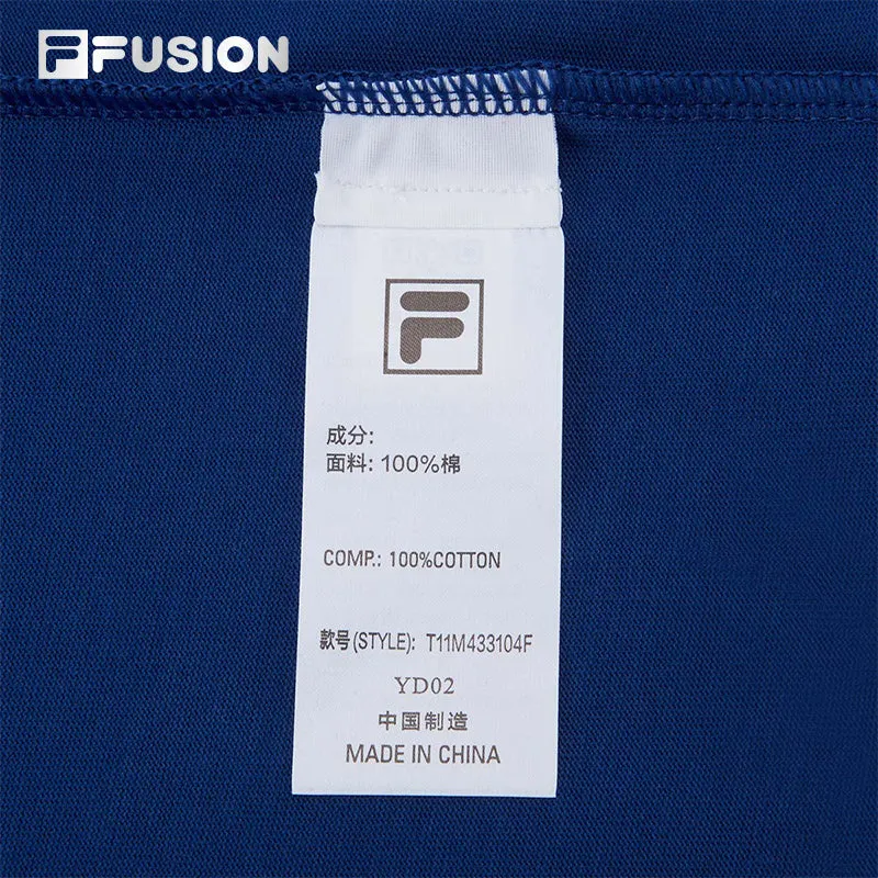 FILA FUSION INLINE WORKWEAR 1 Men Short Sleeve T-shirt (Blue / Beige)