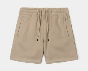 Fleece Mens Shorts (Beige)