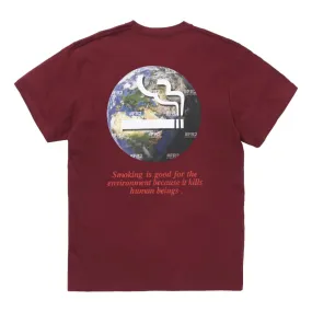 #FR2 EARTH FRIENDLY T-SHIRT-BURGUNDY