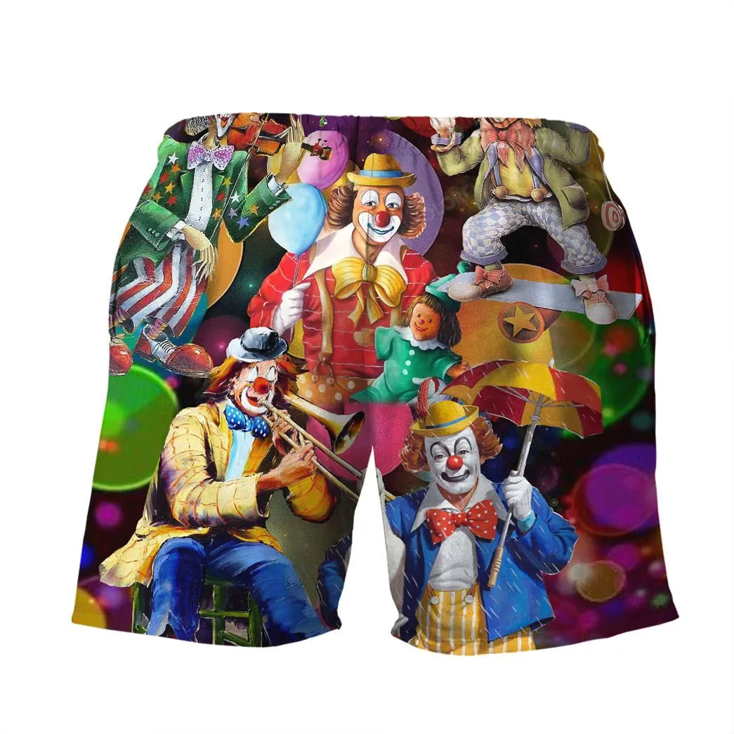 Gearhuman 3D Funny Clowns Shorts