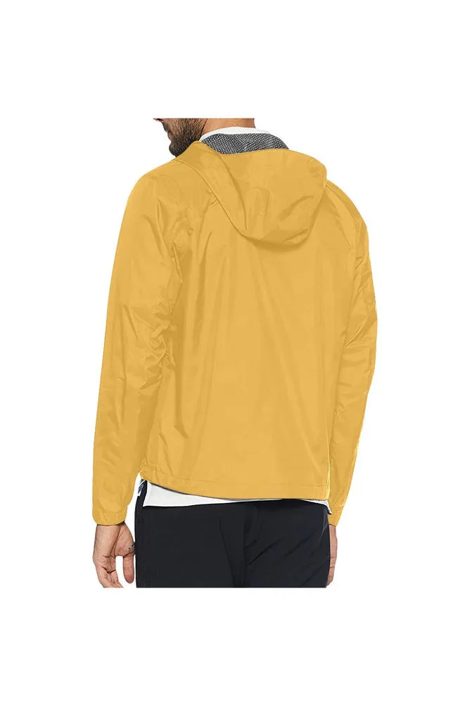 Gold All Over Print Windbreaker for Men