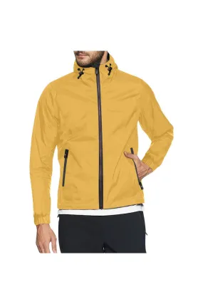 Gold All Over Print Windbreaker for Men