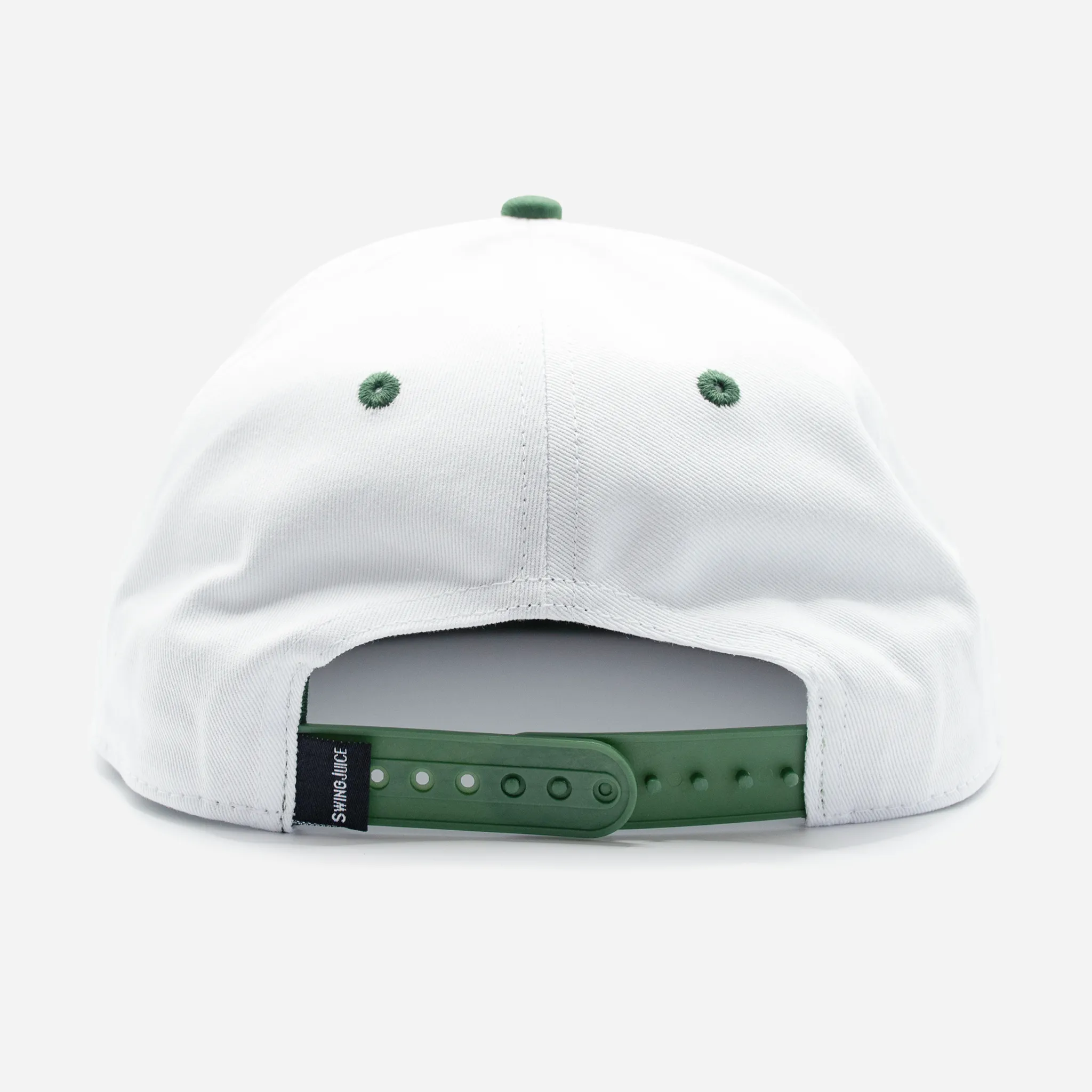 Golf Happy Chubbs Barker Shooter Unisex Snapback Hat White O/S