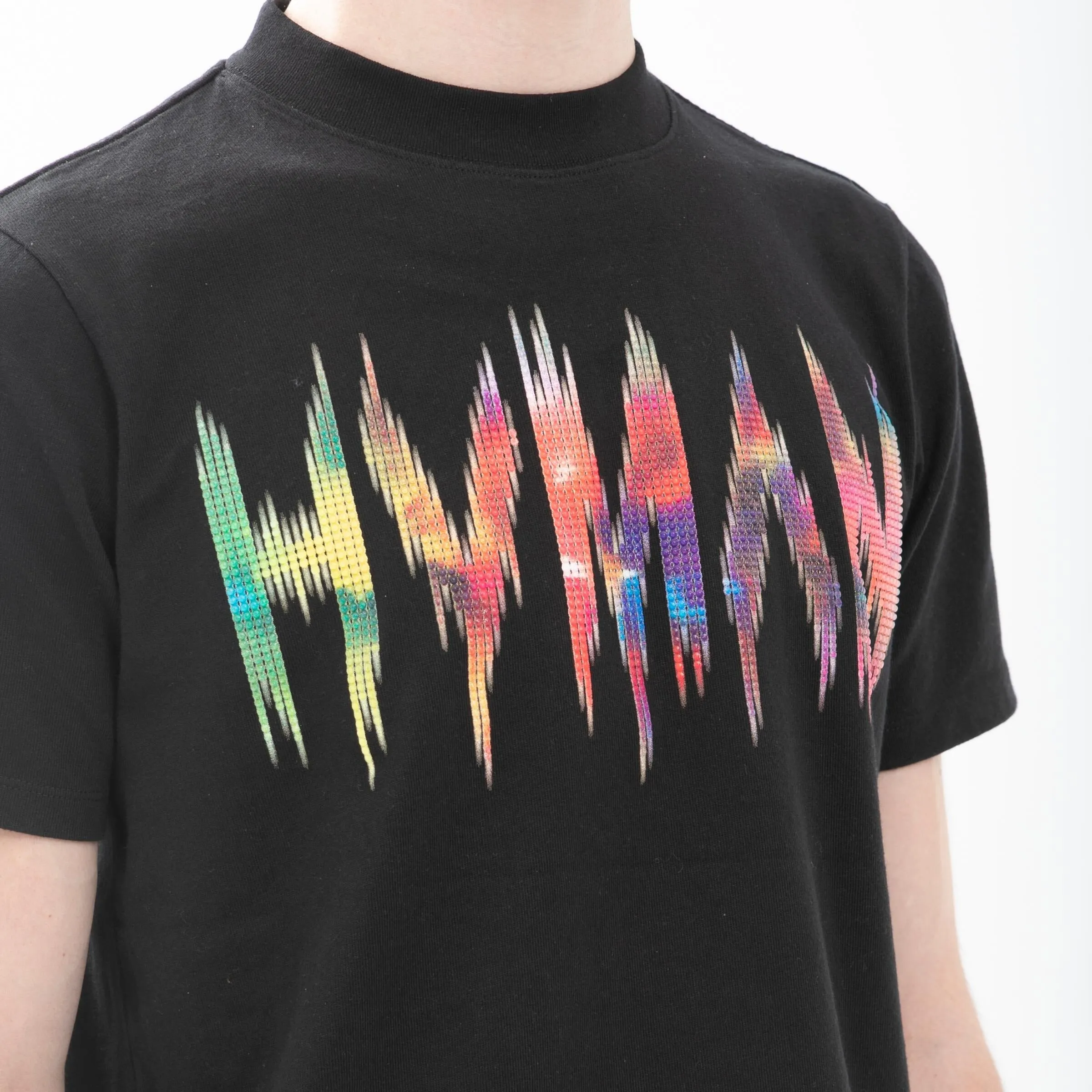 HVMAN Frequency Tee (Blk/Multi) /D17