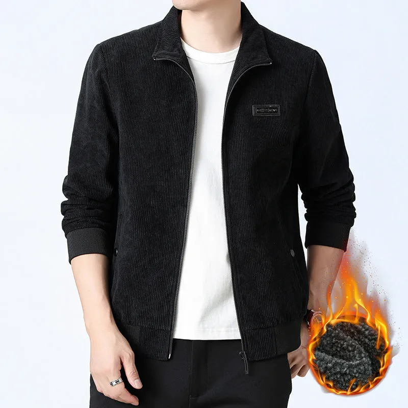 INSTOCK- Men's winter lamb wool velvet thickened Corduroy jacket.