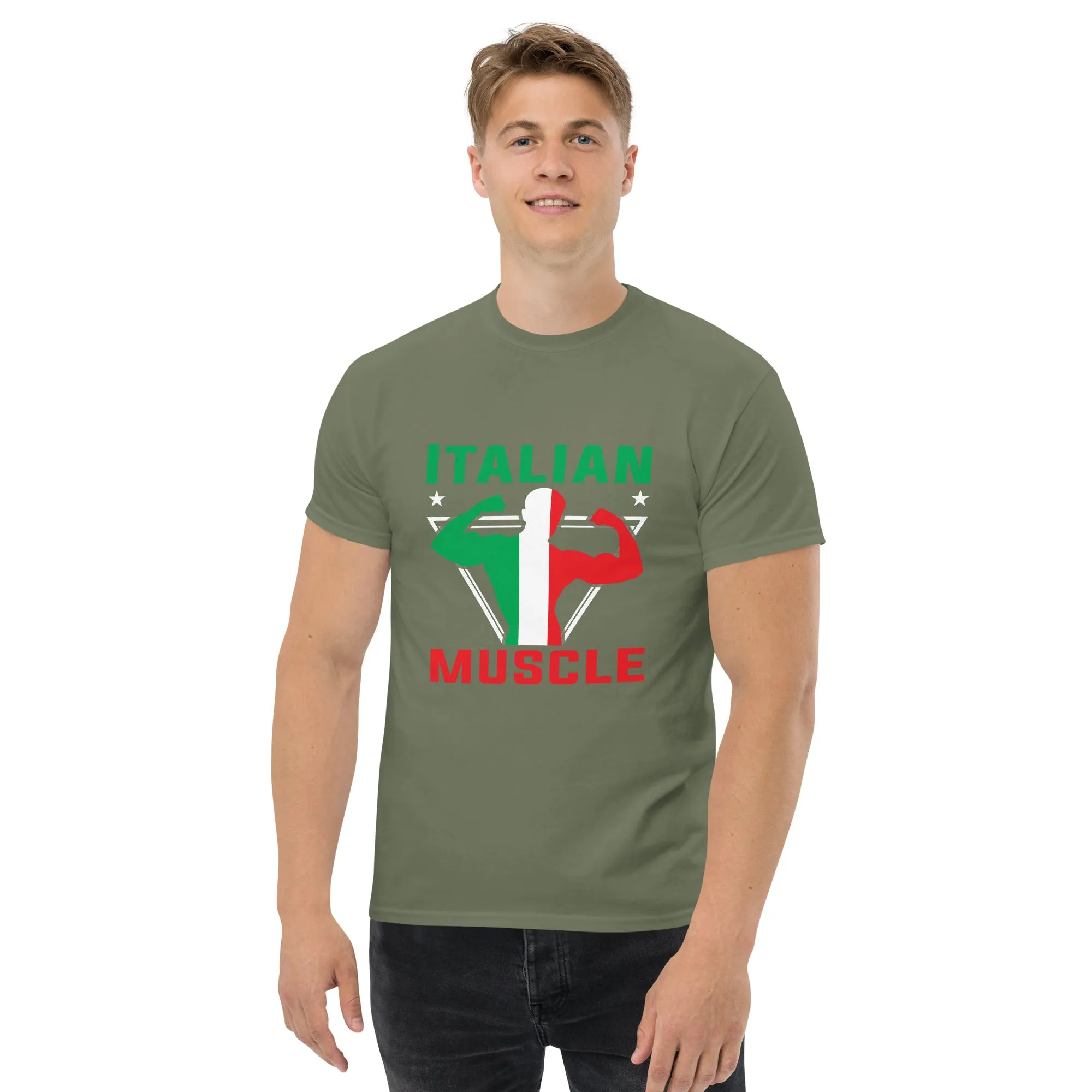 Italy Tshirt Mens Classic Style / Muscle Tshirt