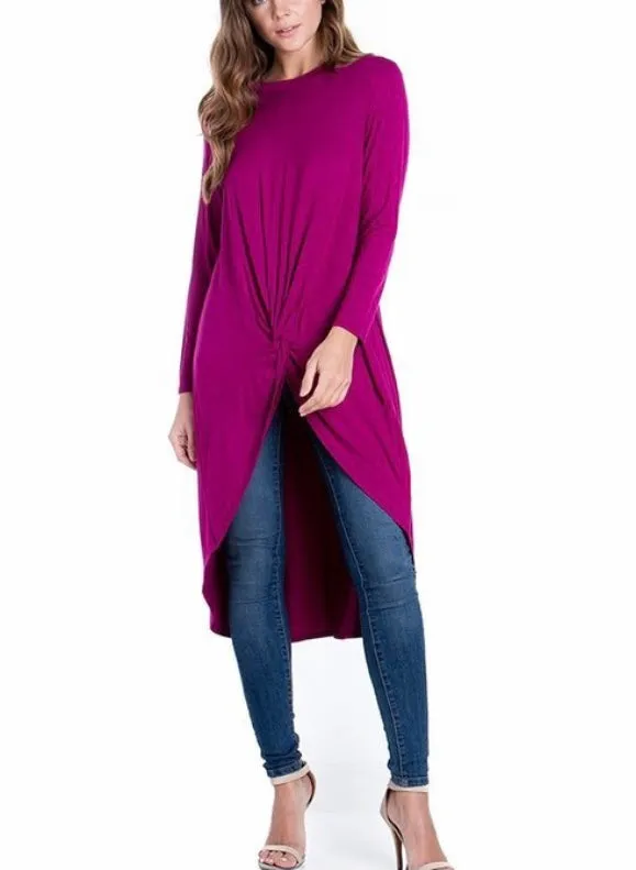 KNOT LONG SLEEVE TUNICATTWO