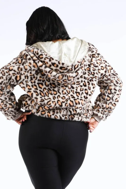 Leopard Hooded Jacket