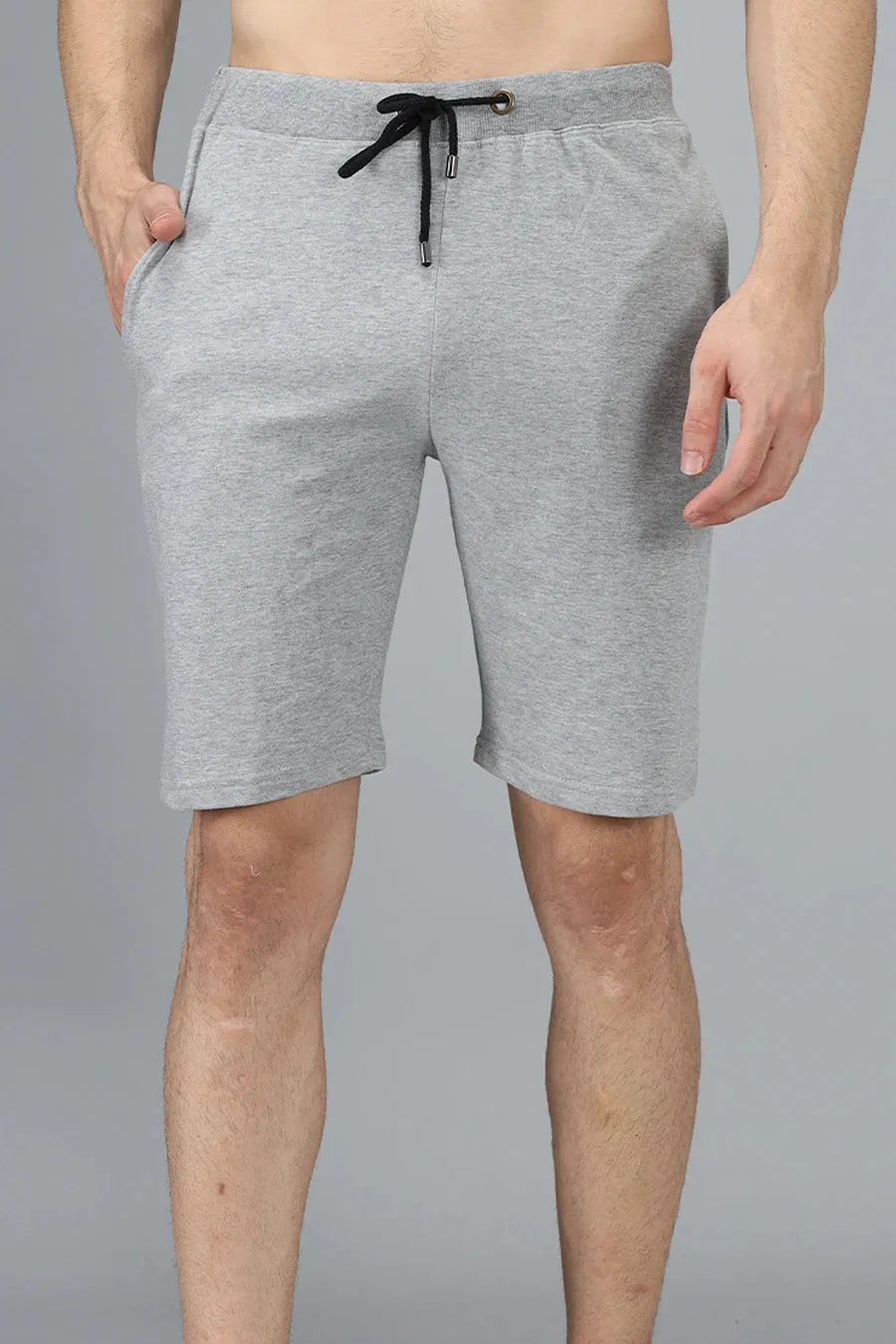 Light Grey - Terry Shorts