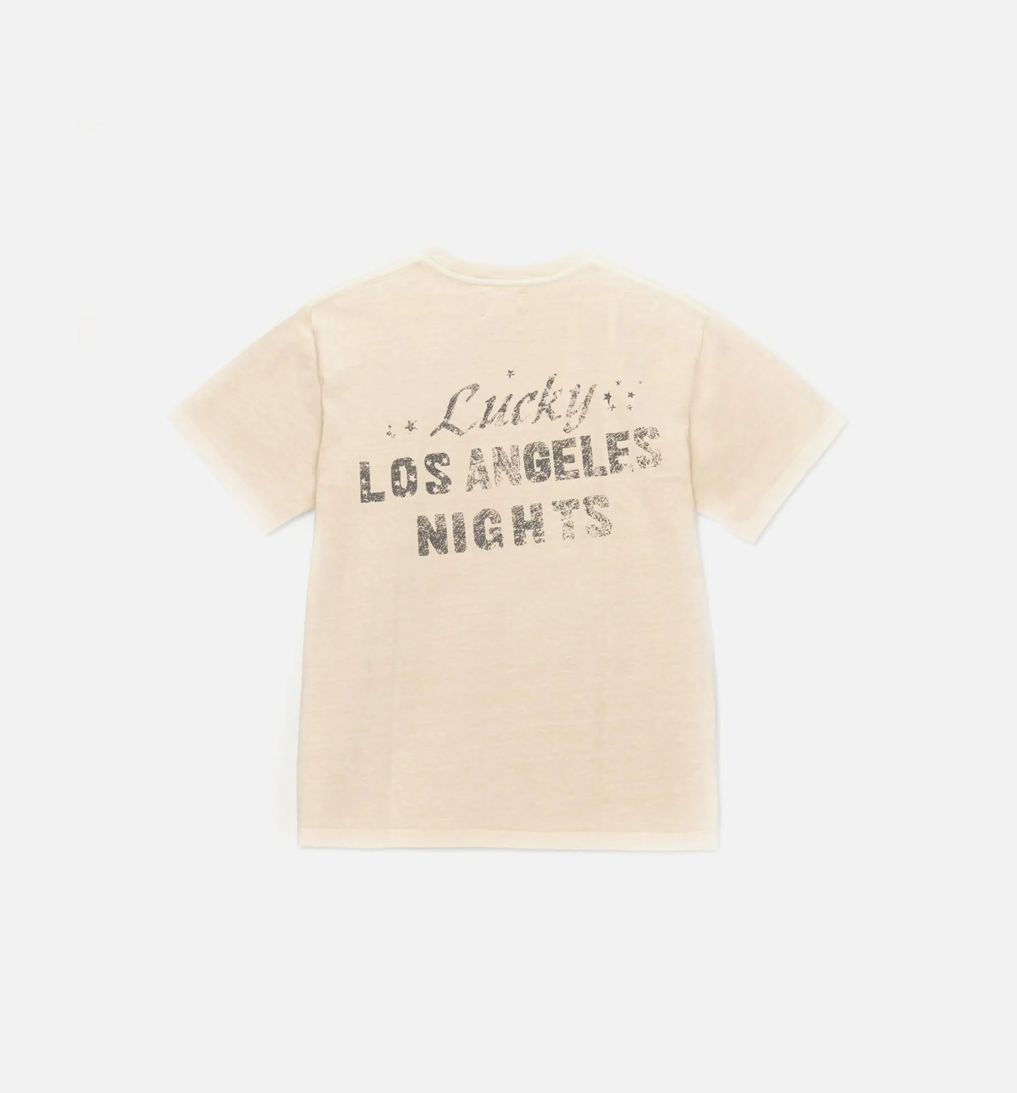 Lucky Hand Tee Mens T-Shirt - Cream