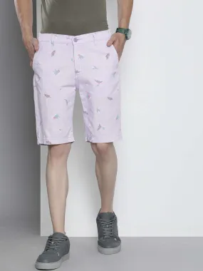 Men Abstract Printed Shorts