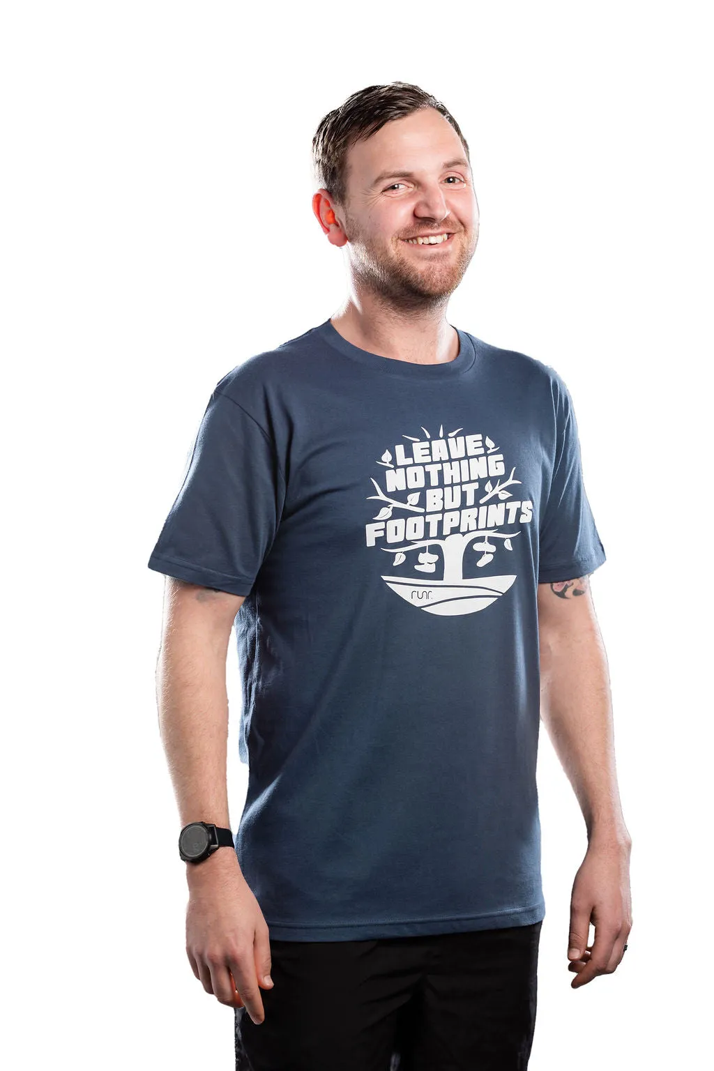 Men's 'Leave Nothing But Footprints' Trail Runr T-Shirt