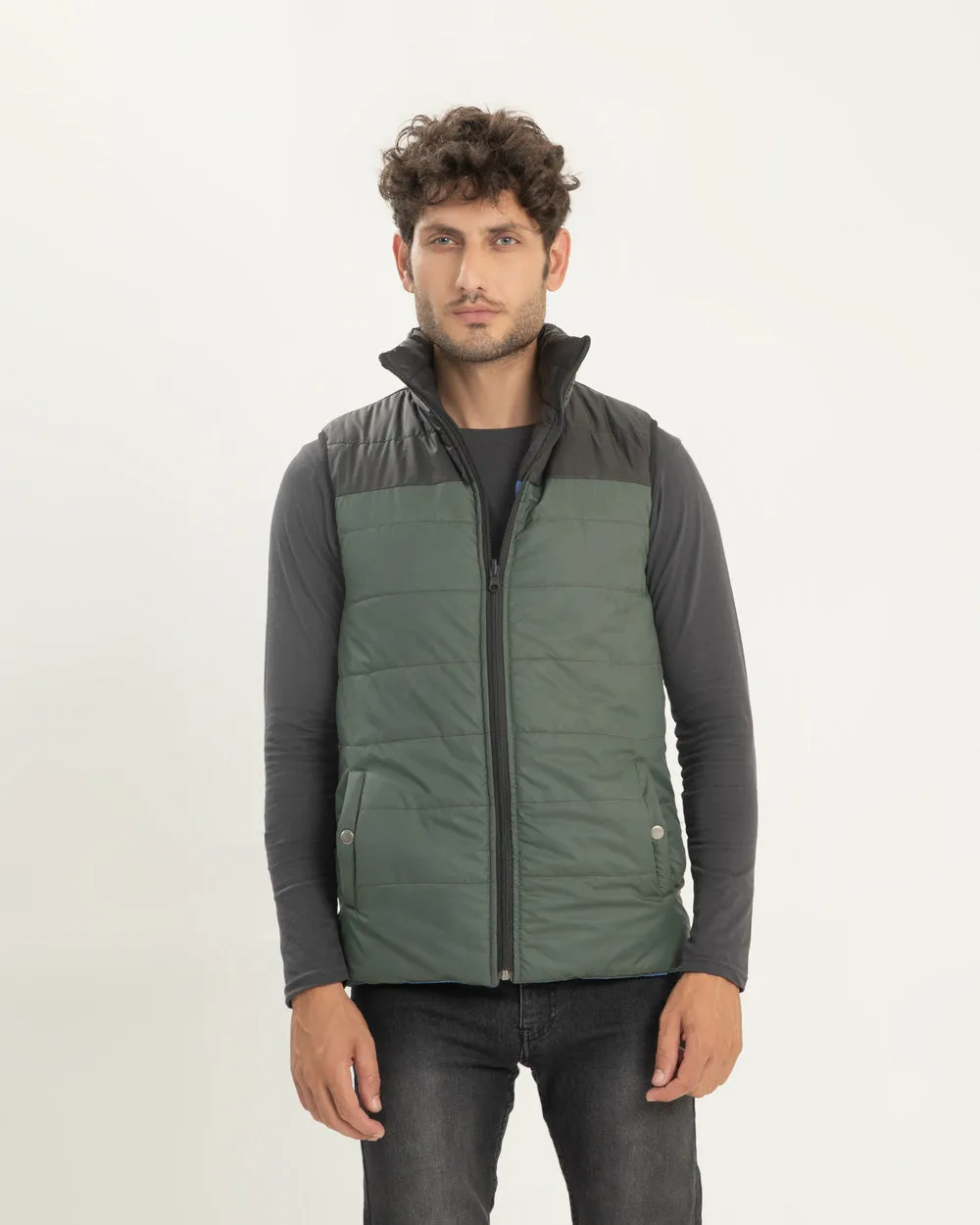 Men's S/L Revesible Puffer Jacket