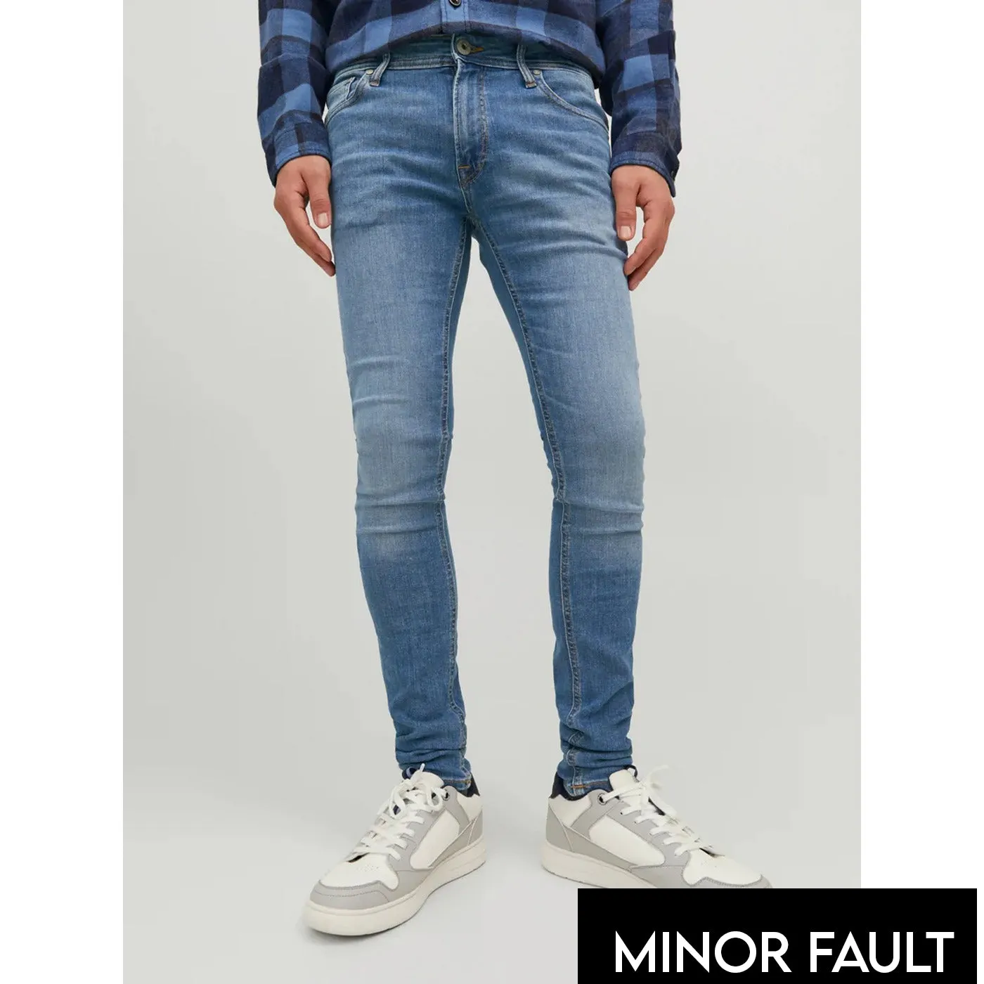 (Minor Fault) Super Skinny Blue Jeans