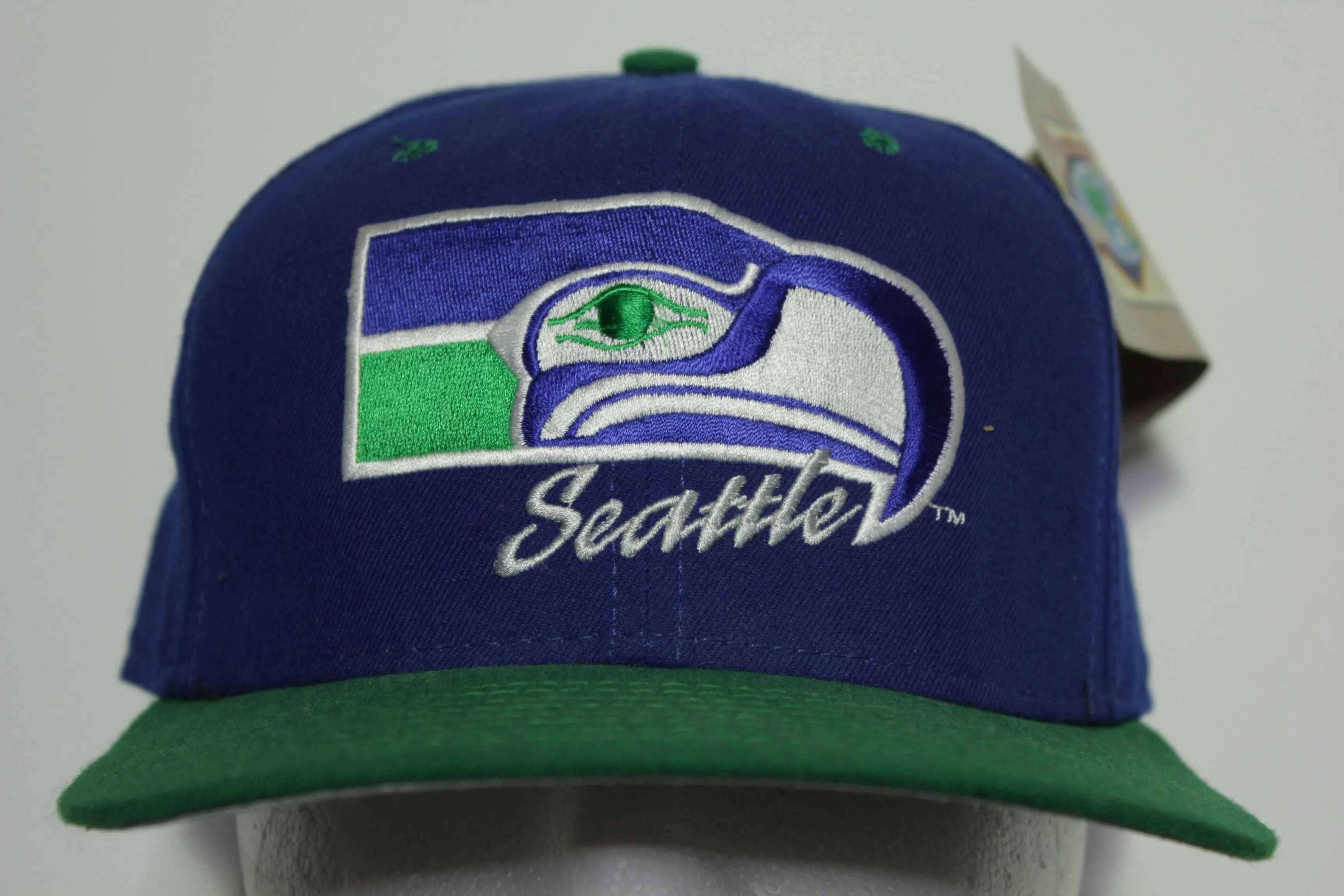 Seattle Seahawks New Era Classic Team Collection Vintage 90's Trucker Snapback Adjustable Hat