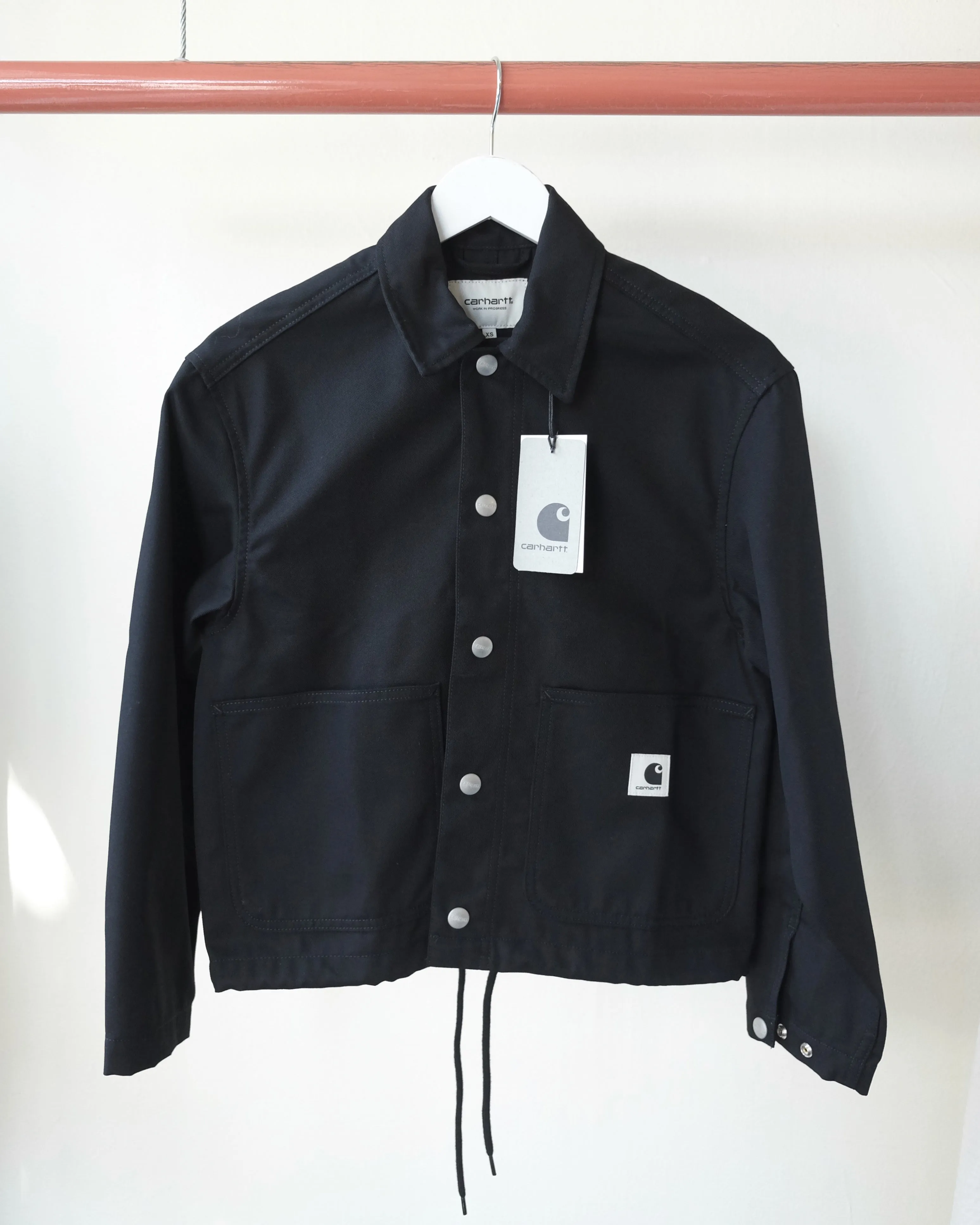 Simple Shirt Jacket, Black